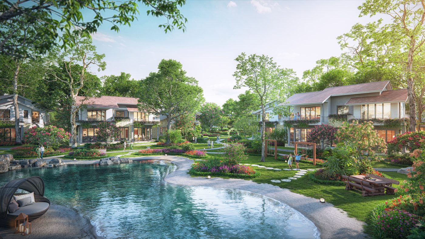 Biệt thự Rừng Retreat Forest – Eco Retreat Long An: 109 m² cây xanh cho mỗi người